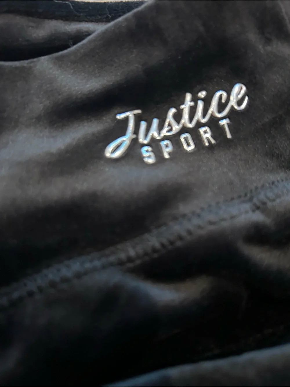 Justice Black Velvet Leggings - 2 Pack